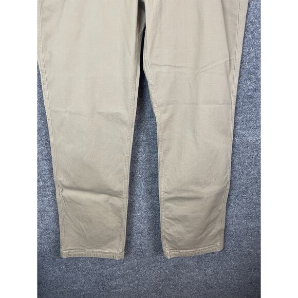 Duluth Trading Co Flex Fire Hose Pants Mens 40x34 Tan Straight Fit Workwear - Picture 3 of 12